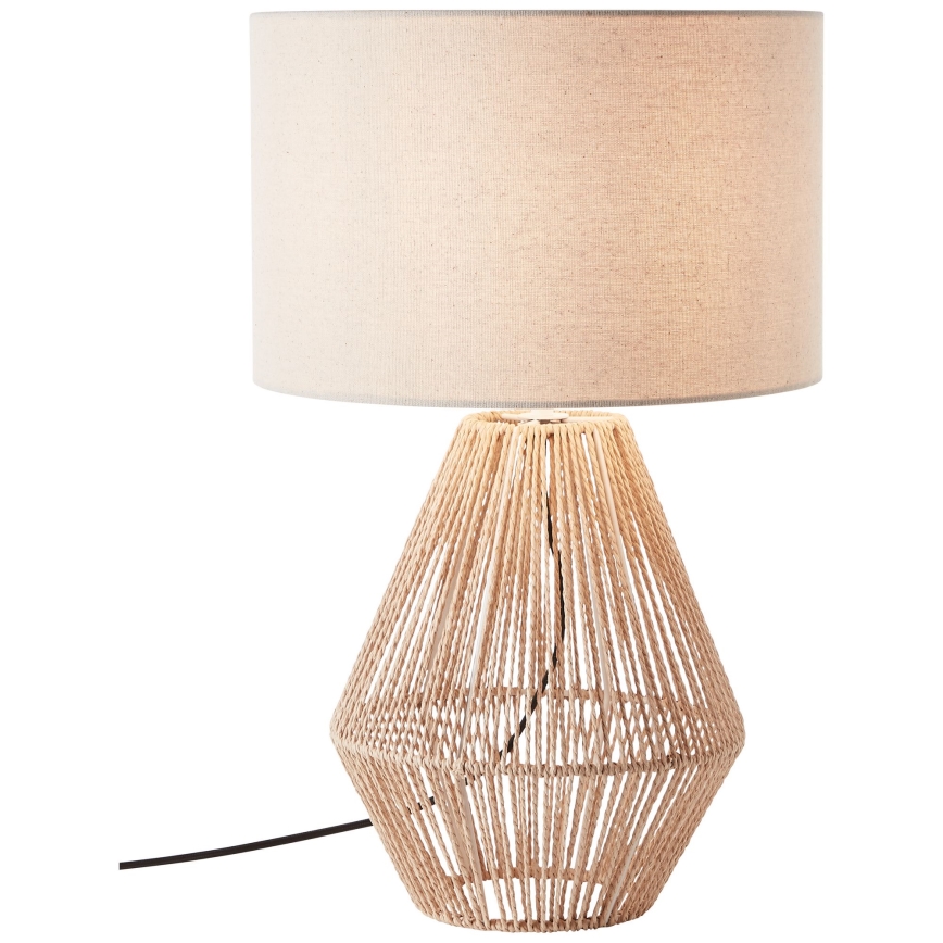 Brilliant - Stona lampa LARAINE 1xE27/42W/230V bež