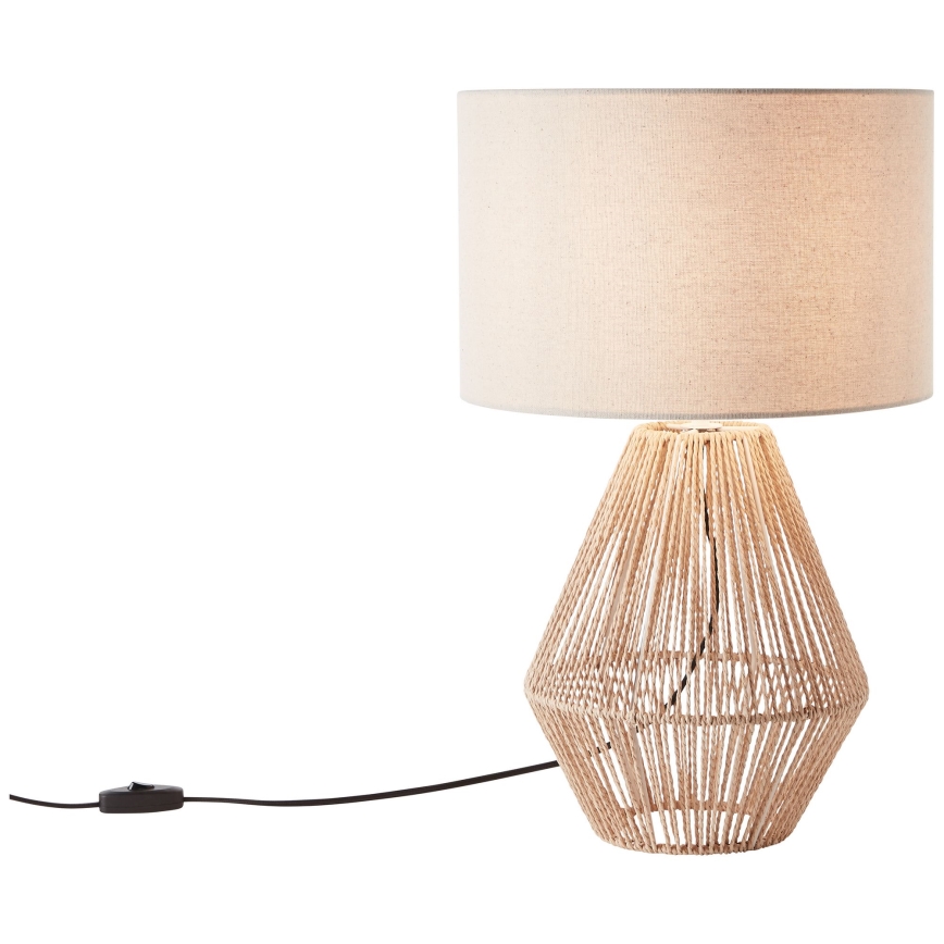 Brilliant - Stona lampa LARAINE 1xE27/42W/230V bež