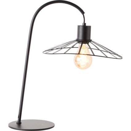 Brilliant - Stona lampa LEIKA 1xE27/52W/230V crno