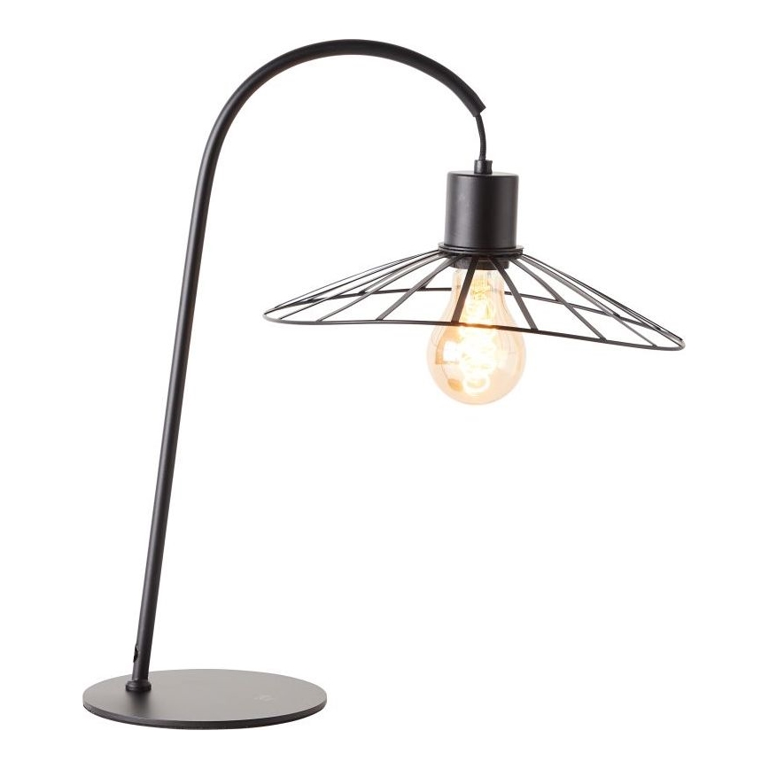 Brilliant - Stona lampa LEIKA 1xE27/52W/230V crno