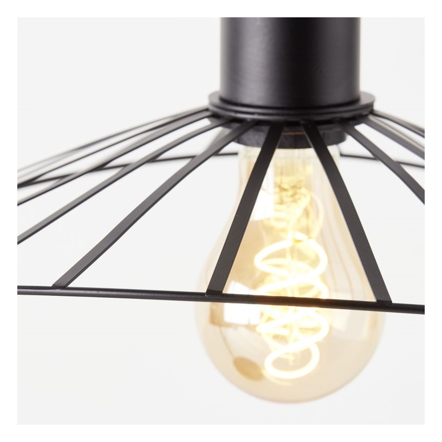 Brilliant - Stona lampa LEIKA 1xE27/52W/230V crno