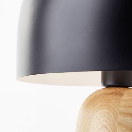 Brilliant - Stona lampa NALAM 1xE14/40W/230V crno - FSC sertifikovano