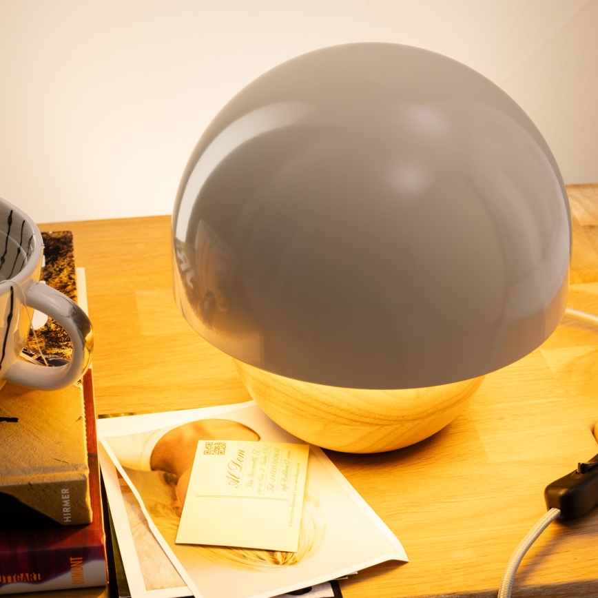 Brilliant - Stona lampa NALAM 1xE14/40W/230V sivo - FSC sertifikovano