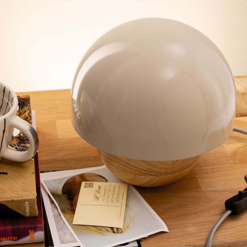 Brilliant - Stona lampa NALAM 1xE14/40W/230V sivo - FSC sertifikovano