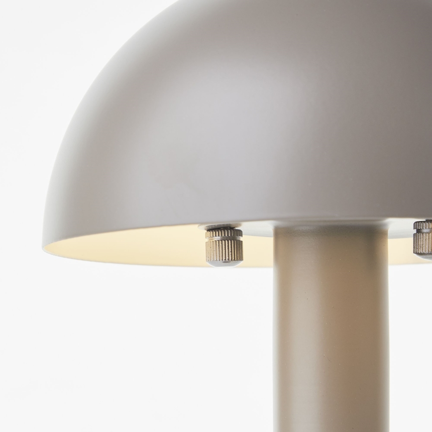 Brilliant - Stona lampa PETITE 1xE14/28W/230V sivo