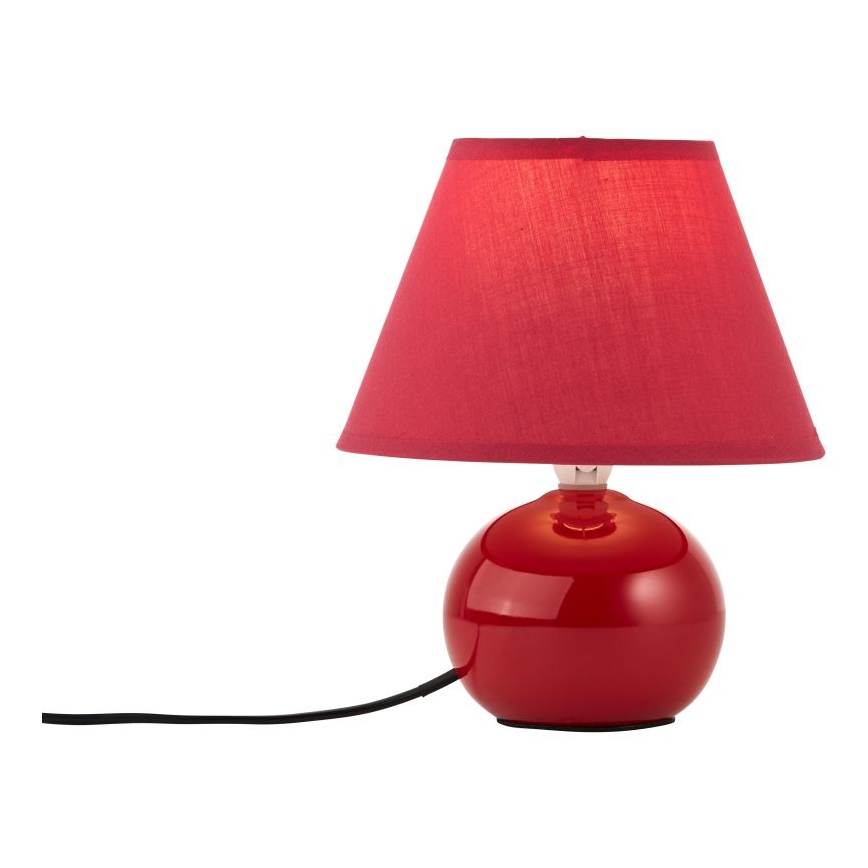 Brilliant - Stona lampa PRIMO 1xE14/40W/230V keramika/crveno