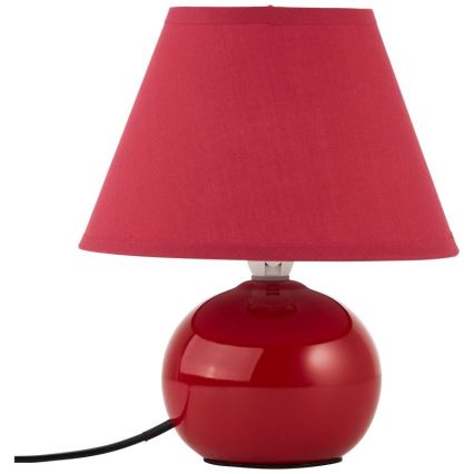 Brilliant - Stona lampa PRIMO 1xE14/40W/230V keramika/crveno