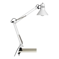 Brilliant - Stona lampa sa stezaljkom HOBBY 1xE27/40W/230V bela