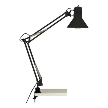 Brilliant - Stona lampa sa stezaljkom HOBBY 1xE27/40W/230V crna