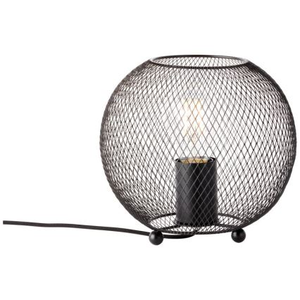 Brilliant - Stona lampa SOCO 1xE27/60W/230V crna