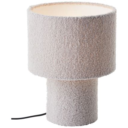 Brilliant - Stona lampa TEDDY 1xE27/20W/230V siva