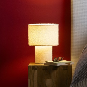 Brilliant - Stona lampa TEDDY 1xE27/25W/230V kremasta