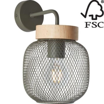 Brilliant - Zidna lampa GIADA 1xE27/40W/230V zelena - FSC sertifikovano