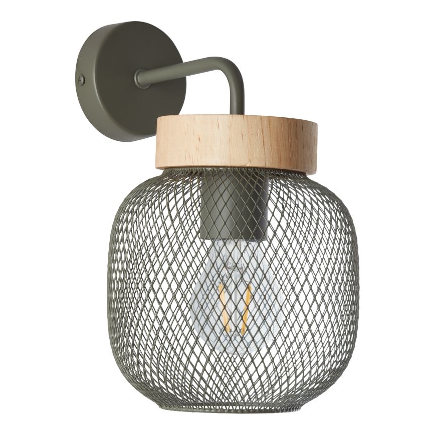 Brilliant - Zidna lampa GIADA 1xE27/40W/230V zelena - FSC sertifikovano