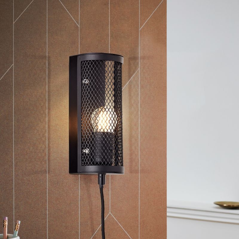 Brilliant - Zidna lampa MAZE 1xE27/40W/230V crno