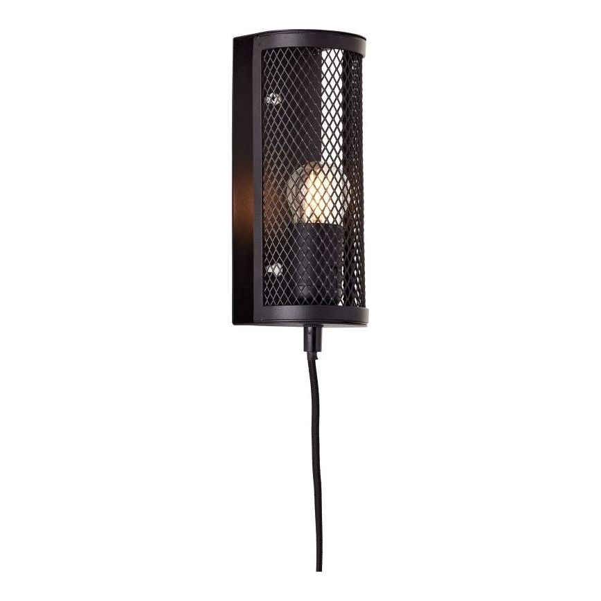 Brilliant - Zidna lampa MAZE 1xE27/40W/230V crno