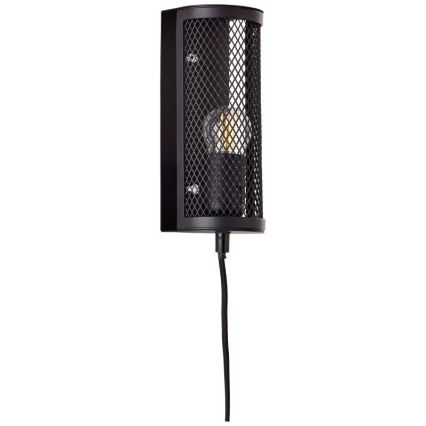 Brilliant - Zidna lampa MAZE 1xE27/40W/230V crno
