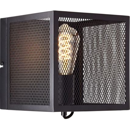 Brilliant - Zidna lampa MAZE 1xE27/40W/230V crno