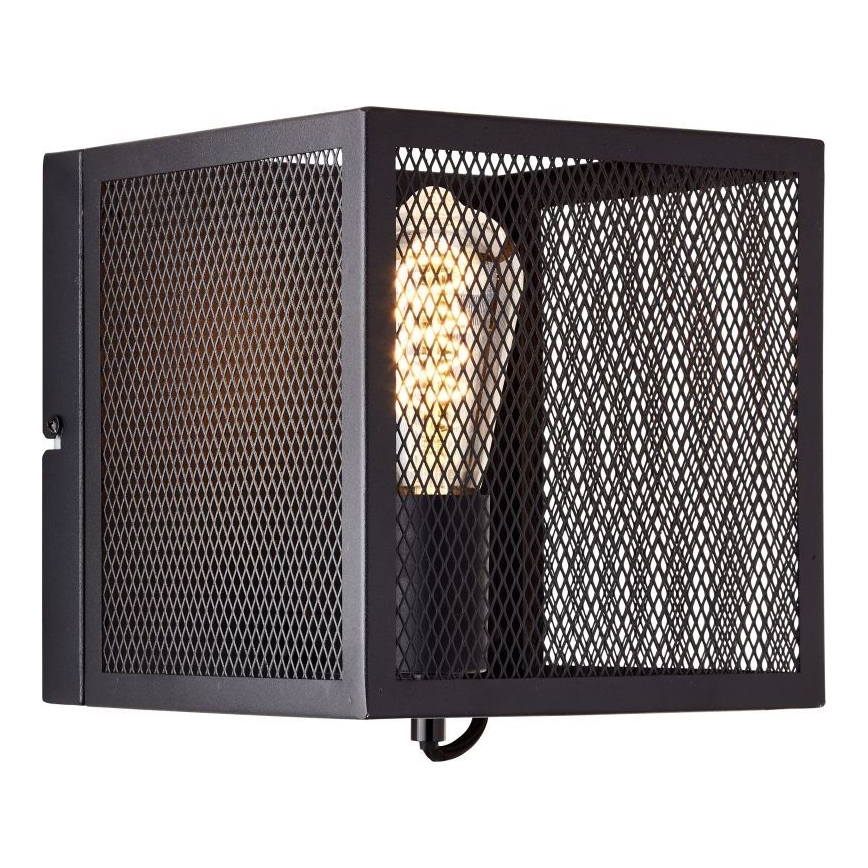 Brilliant - Zidna lampa MAZE 1xE27/40W/230V crno
