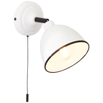 Brilliant - Zidna reflektorska lampa TELIO 1xE14/28W/230V bela