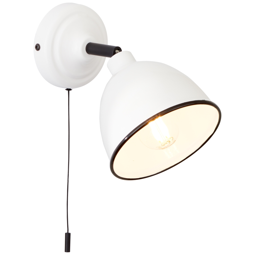 Brilliant - Zidna reflektorska lampa TELIO 1xE14/28W/230V bela