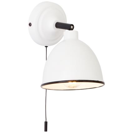 Brilliant - Zidna reflektorska lampa TELIO 1xE14/28W/230V bela