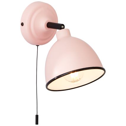 Brilliant - Zidna reflektorska lampa TELIO 1xE14/28W/230V roze