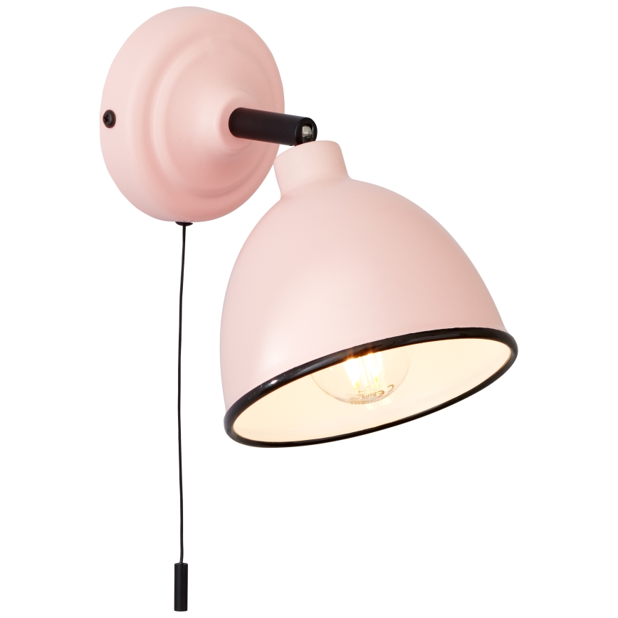 Brilliant - Zidna reflektorska lampa TELIO 1xE14/28W/230V roze