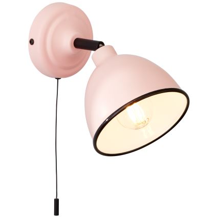 Brilliant - Zidna reflektorska lampa TELIO 1xE14/28W/230V roze