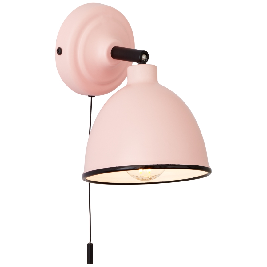 Brilliant - Zidna reflektorska lampa TELIO 1xE14/28W/230V roze