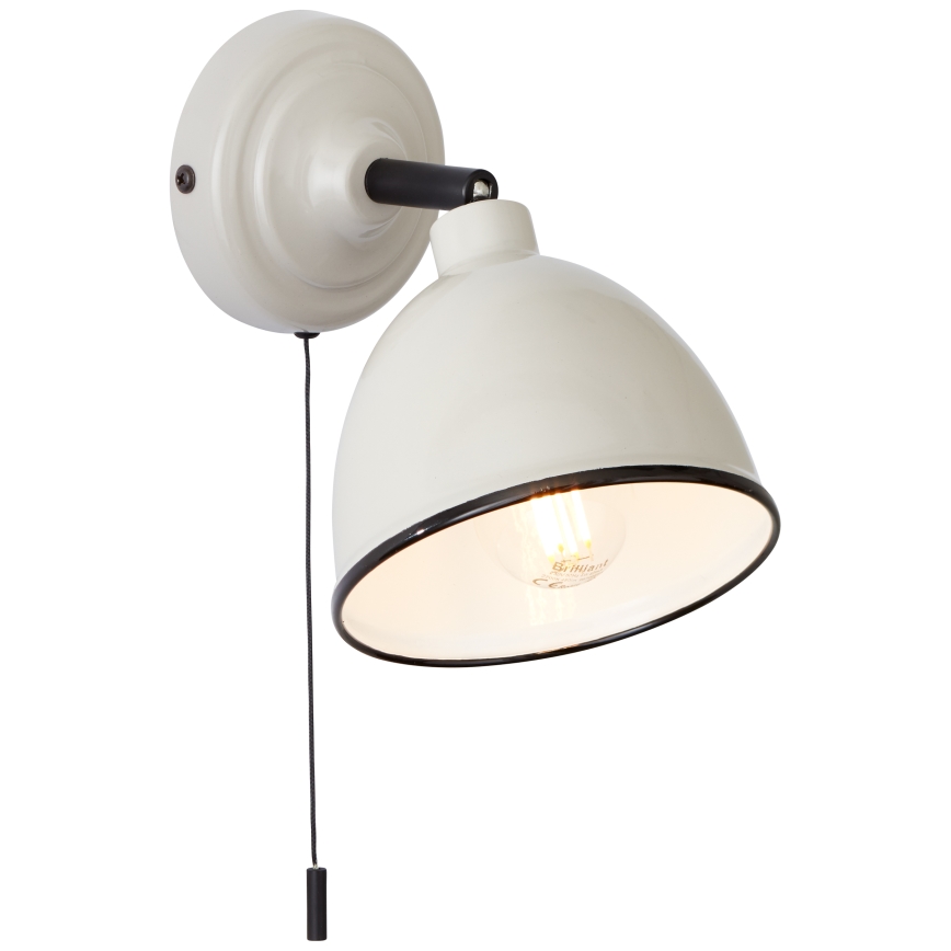 Brilliant - Zidna reflektorska lampa TELIO 1xE14/28W/230V sivo