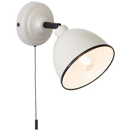 Brilliant - Zidna reflektorska lampa TELIO 1xE14/28W/230V sivo