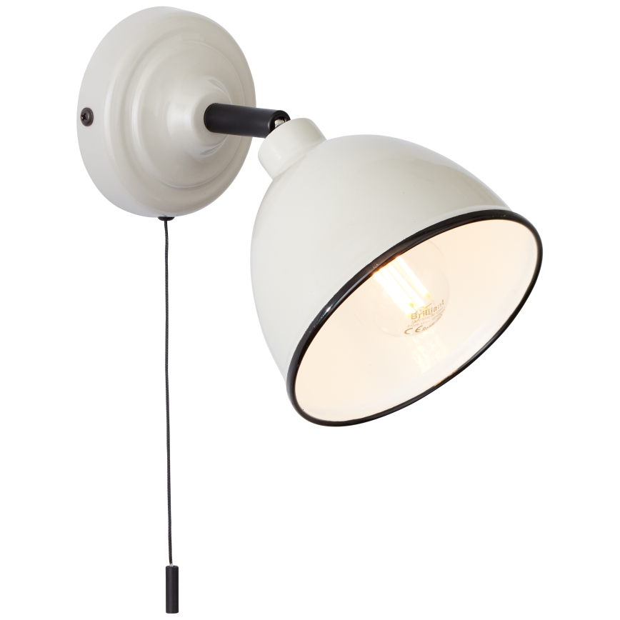 Brilliant - Zidna reflektorska lampa TELIO 1xE14/28W/230V sivo