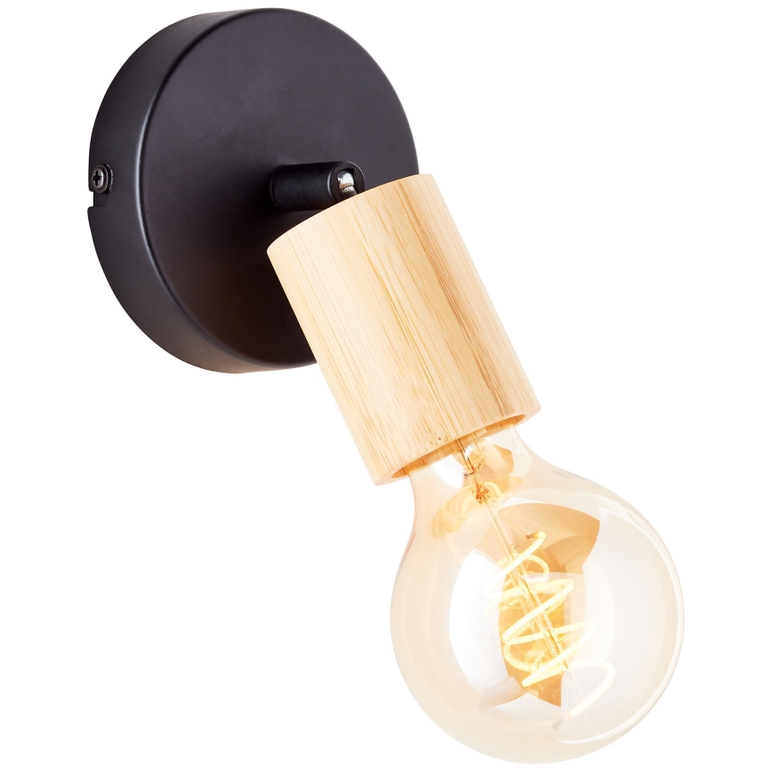 Brilliant - Zidna reflektorska lampa TIFFANY 1xE27/28W/230V bambus