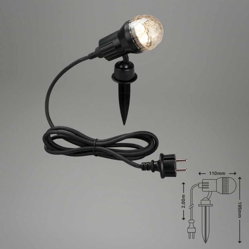 Brilo 3078-015 - LED Spoljna lampa TERRA 1xGU10/3W/230V IP44
