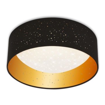 Brilo 3482-015 - LED Plafonjera MAILA STARRY LED/12W/230V crno/zlatna