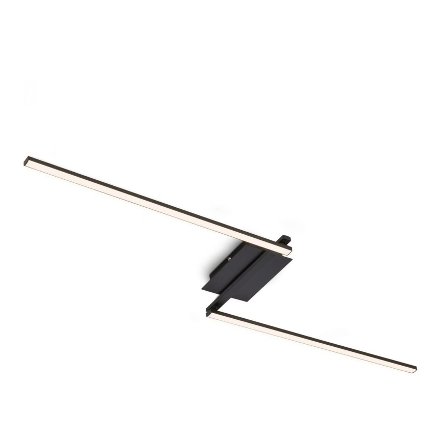 Brilo 3500-015 - LED Nadgradni luster STAFF 2xLED/6W/230V crno