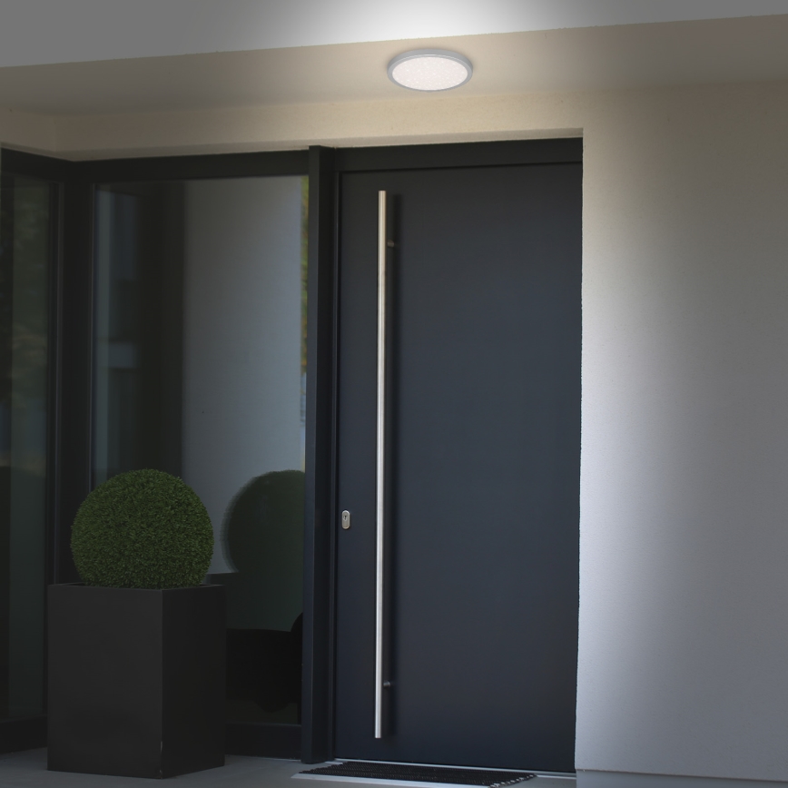 Brilo 3649-014 - LED plafonjera za kupatilo RUNA LED/18,5W/230V IP44 srebrno