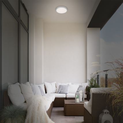 Brilo 3649-014 - LED plafonjera za kupatilo RUNA LED/18,5W/230V IP44 srebrno