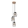 Brilo 4040-035 - Luster na sajli WAKTU VINTAGE 3xE27/60W/230V fikus elastika