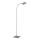 Brilo - Fleksibilna stojeća lampa 1xE27/10W/230V srebrno
