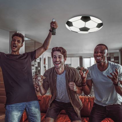 Brilo - LED Dečija plafonjera FOTBALL LED/12W/230V