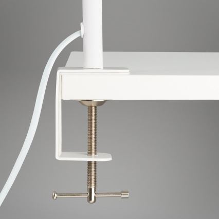 Brilo - LED fleksibilna stona lampa sa klipsom TRASNA LED/7,5W/230V bela