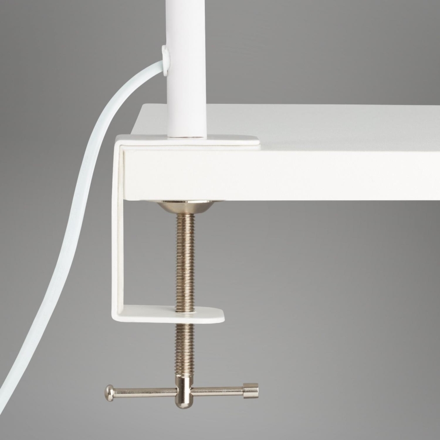 Brilo - LED fleksibilna stona lampa sa klipsom TRASNA LED/7,5W/230V bela