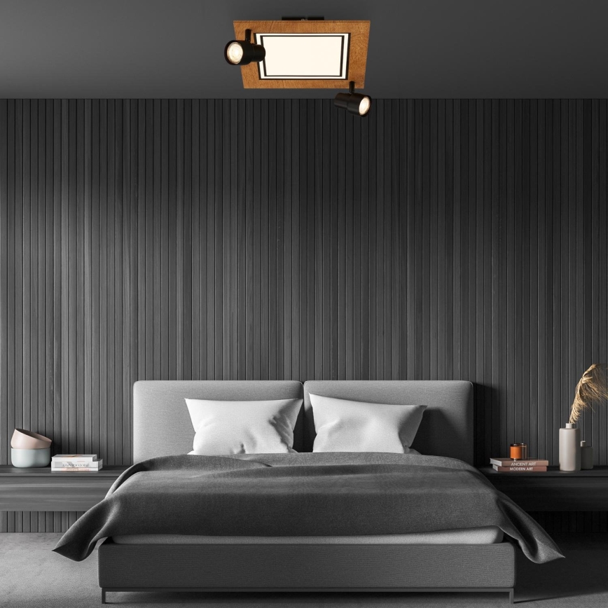 Brilo - LED Plafonjera LED/12W/230V + 2xGU10/9W 3000K