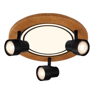 Brilo - LED Plafonjera LED/12W/230V + 3xGU10/9W 3000K