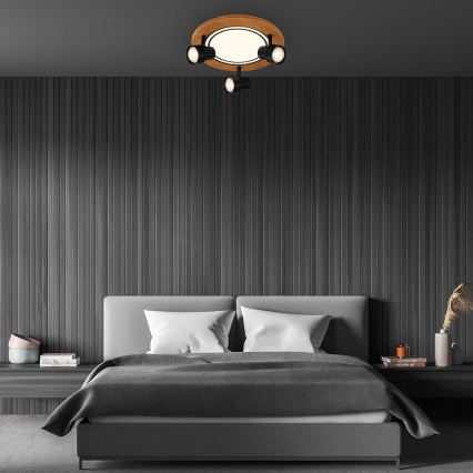 Brilo - LED Plafonjera LED/12W/230V + 3xGU10/9W 3000K