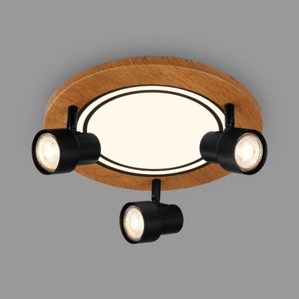 Brilo - LED Plafonjera LED/12W/230V + 3xGU10/9W 3000K