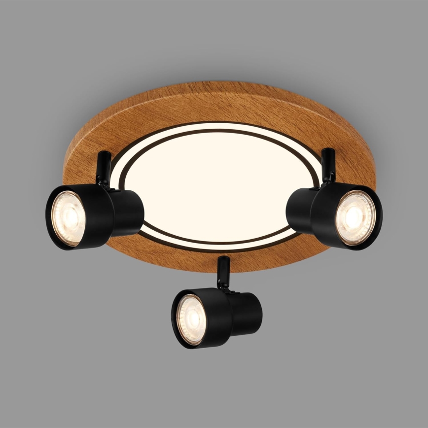 Brilo - LED Plafonjera LED/12W/230V + 3xGU10/9W 3000K