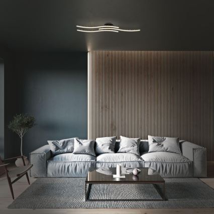 Brilo - LED Plafonjera LED/19W/230V 3000K crno